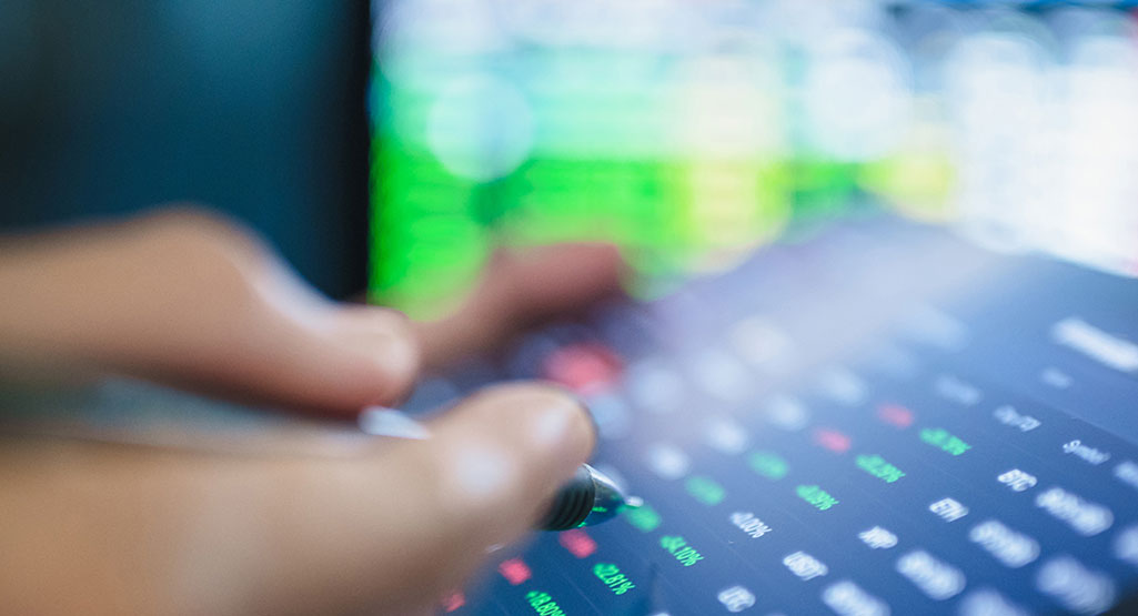 Women banking on tablet Women banking on tablet