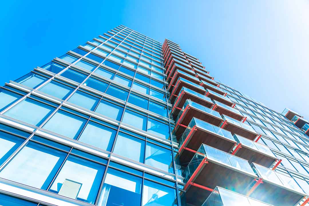 Transition pathways, real estate sector, residential subsector. Riverside apartment blocks at Battersea Reach in London Transition pathways, real estate sector, residential subsector. Riverside apartment blocks at Battersea Reach in London